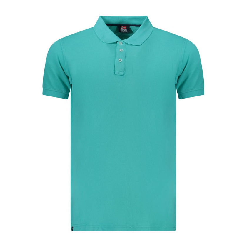 Norway 1963 Azzurro Baumwoll-Poloshirt für Herren