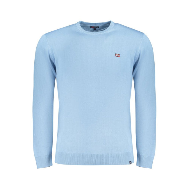 Norway 1963 Blauer Baumwollpullover für Herren