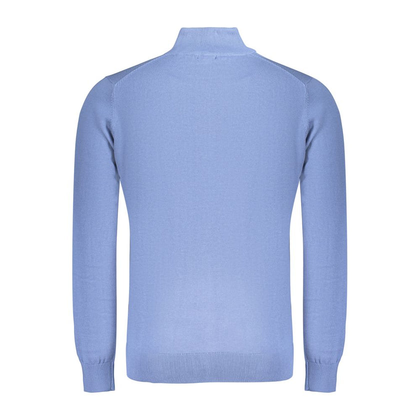 Norway 1963 Herrenhemd aus blauer Baumwolle