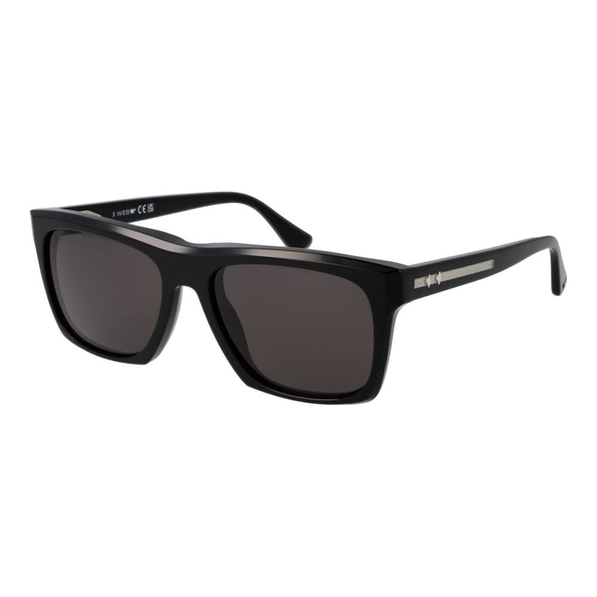 Web schwarze Sonnenbrille aus Acetat