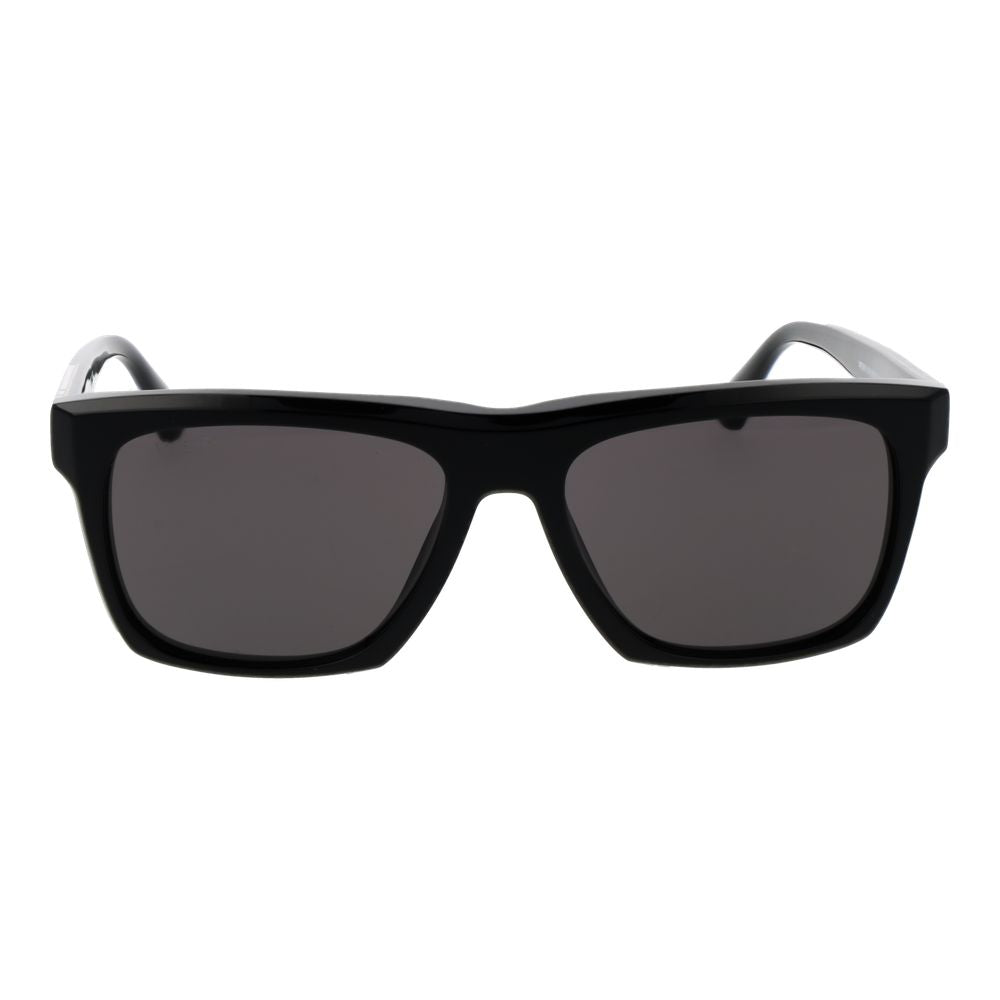 Web schwarze Sonnenbrille aus Acetat