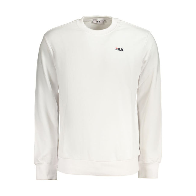 Fila Weißes Herren-Sweatshirt aus Baumwolle