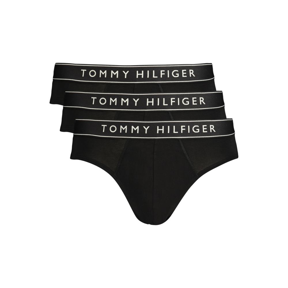 Tommy Hilfiger Men's Black Cotton Briefs