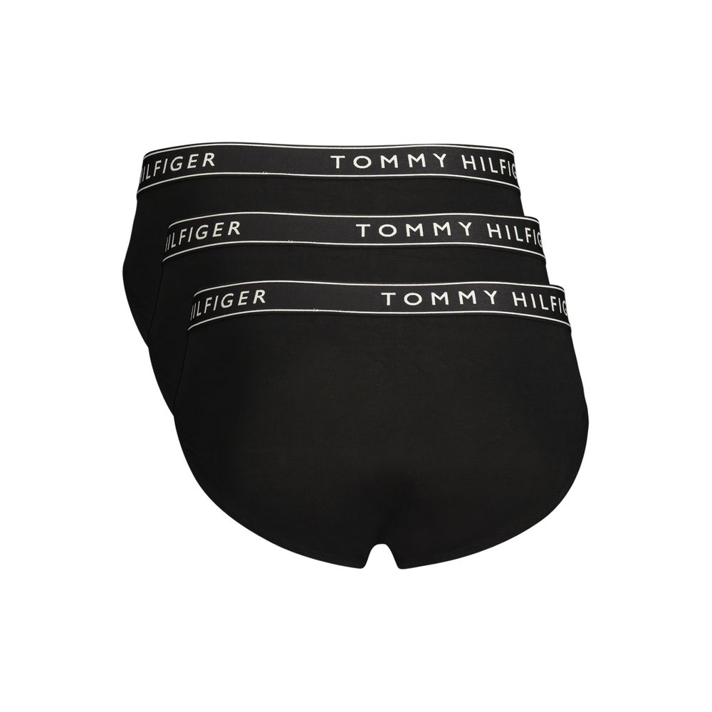 Tommy Hilfiger Men's Black Cotton Briefs