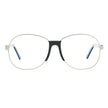 Andy Wolf Brille aus silberfarbenem Metall (Gestell)