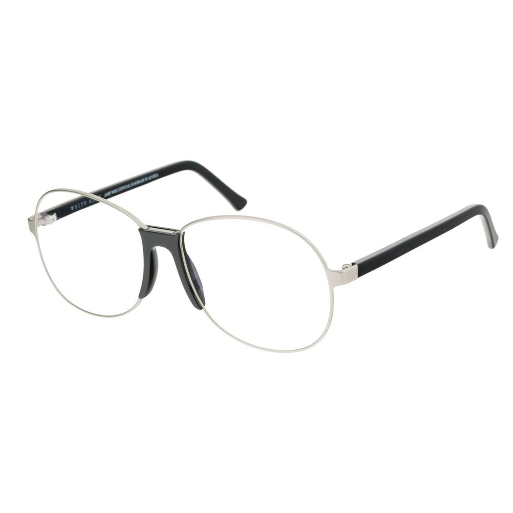 Andy Wolf Brille aus silberfarbenem Metall (Gestell)