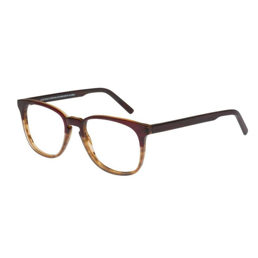Andy Wolf Braune Acetatbrille (Gestell)