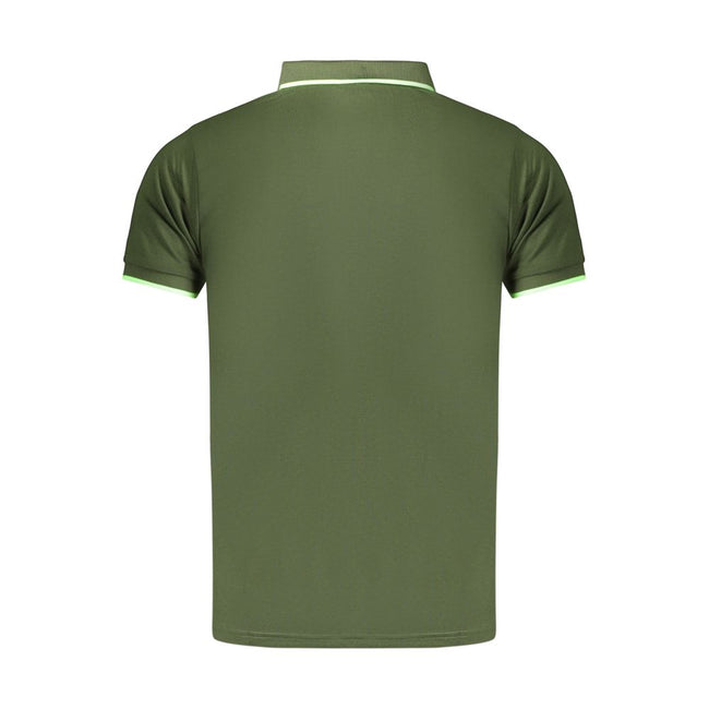 Lotto Grünes Poloshirt für Herren aus Polyester