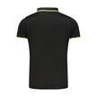 Lotto Schwarzes Poloshirt für Herren aus Polyester