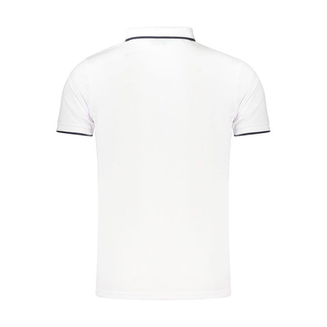 Lotto Weißes Poloshirt für Herren aus Polyester