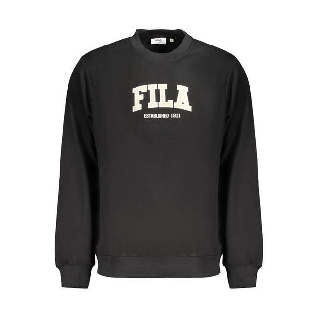 Fila Schwarzer Baumwoll-Sweatshirt