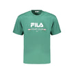 Fila Grünes Baumwoll-T-Shirt für Herren