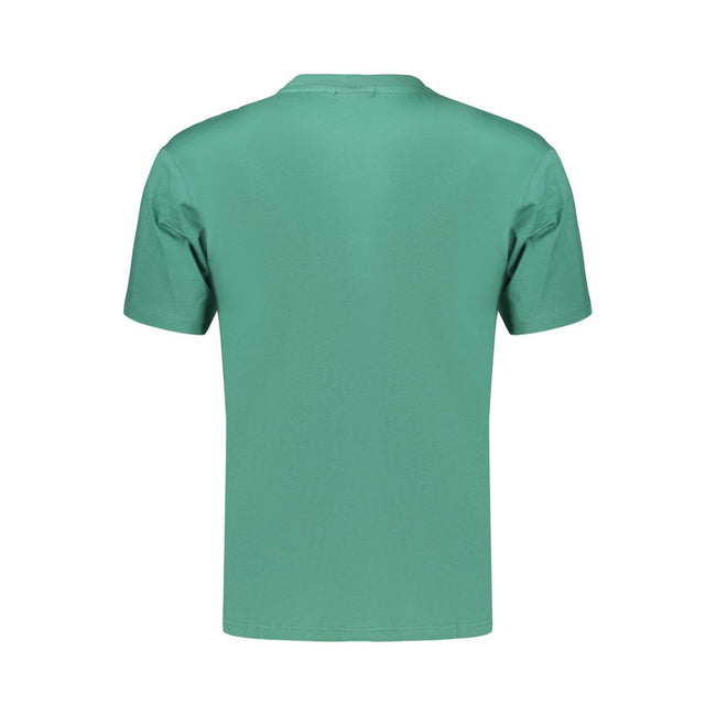 Fila Grünes Baumwoll-T-Shirt für Herren