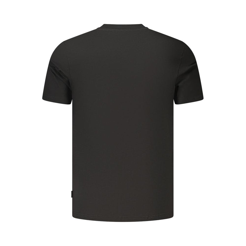 Fila Schwarzes Baumwoll-T-Shirt für Herren
