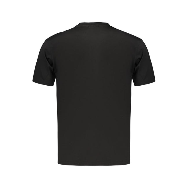 Fila Schwarzes Baumwoll-T-Shirt für Herren