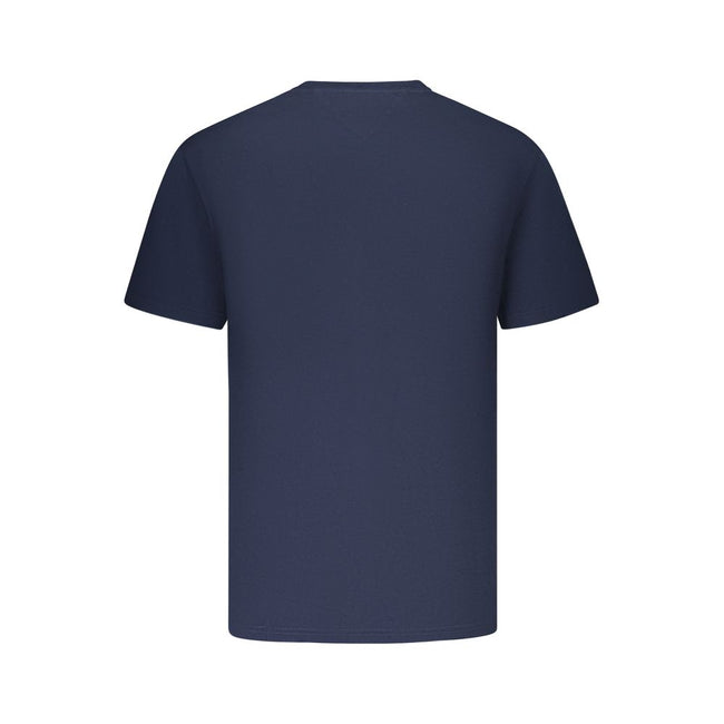 Tommy Hilfiger Blaues Baumwoll-T-Shirt für Herren