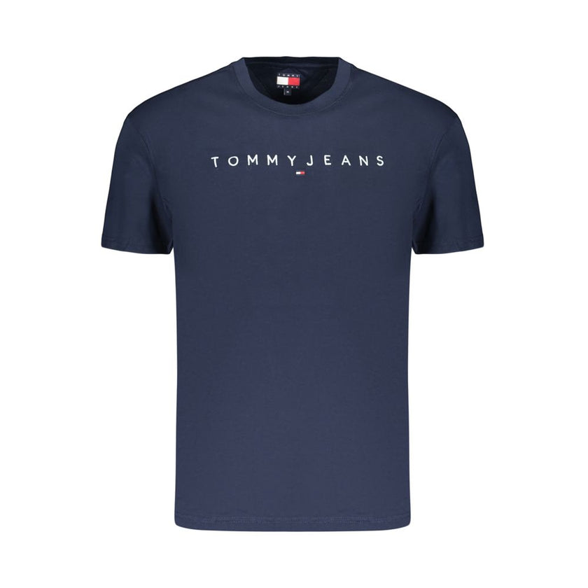 Tommy Hilfiger Blaues Baumwoll-T-Shirt für Herren