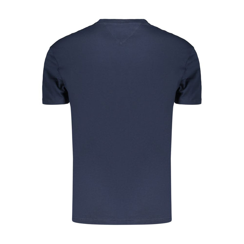 Tommy Hilfiger Blaues Baumwoll-T-Shirt für Herren