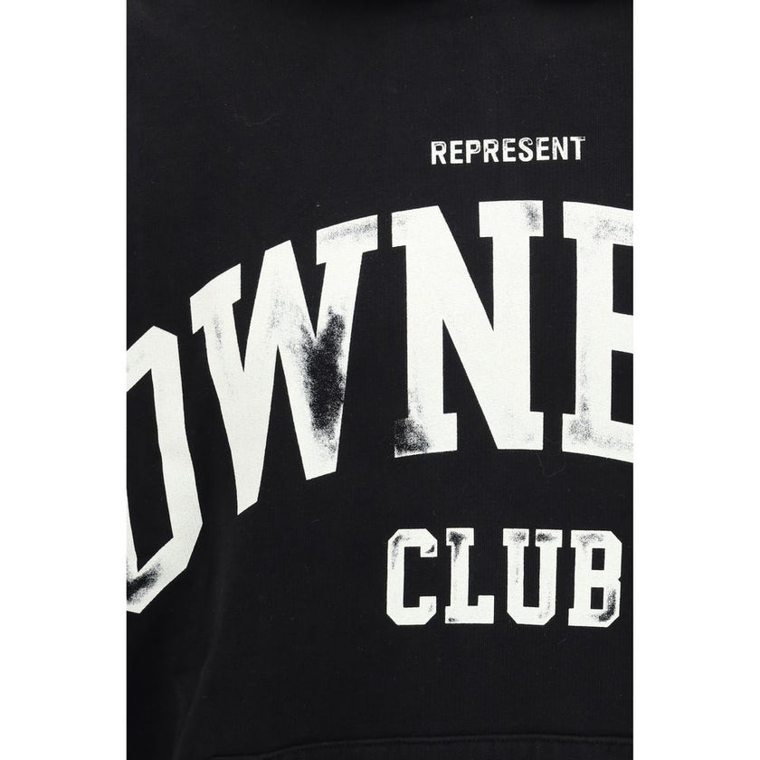 Represent Schwarzer Baumwoll-Sweatshirt