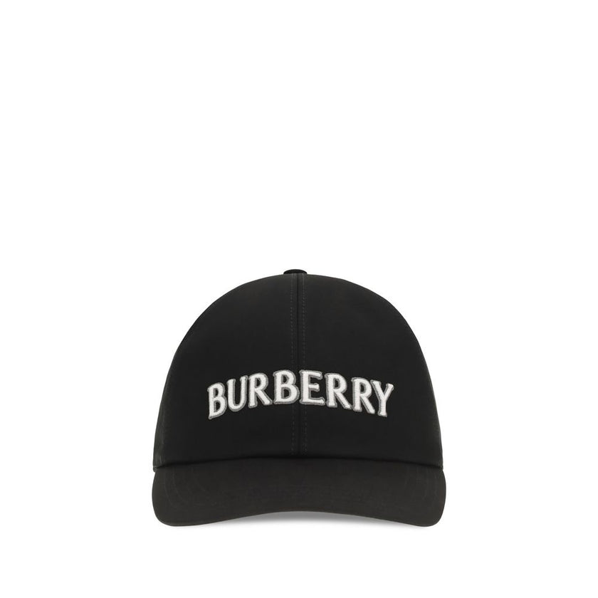 Burberry Schwarze Baumwollkappe (Baseball Cap)