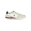 U.S. POLO ASSN. Herren-Sneaker aus weißem Polyurethan