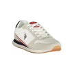 U.S. POLO ASSN. Herren-Sneaker aus weißem Polyurethan