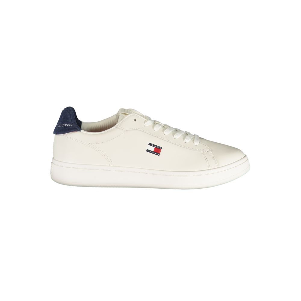 Tommy Hilfiger Men's Trainers in White Polyurethane