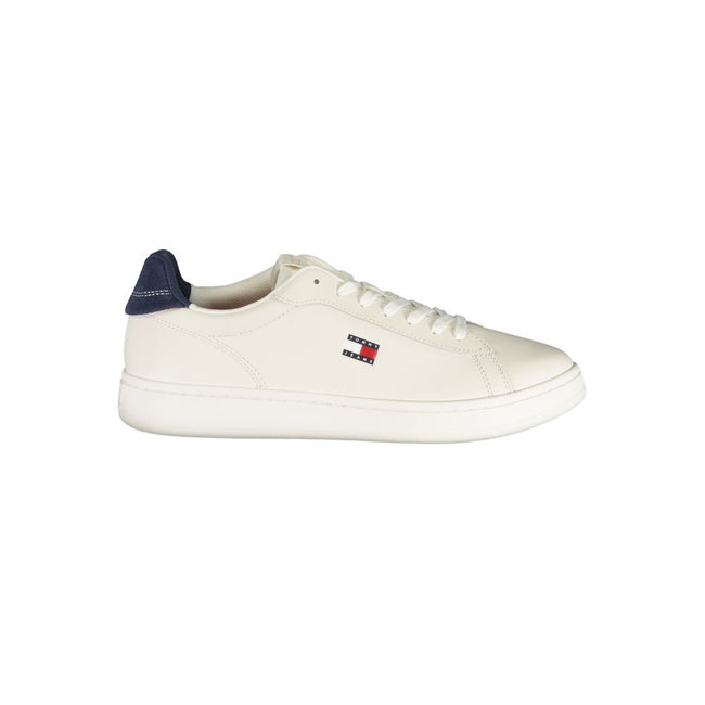 Tommy Hilfiger Herren-Sneaker aus weißem Polyurethan