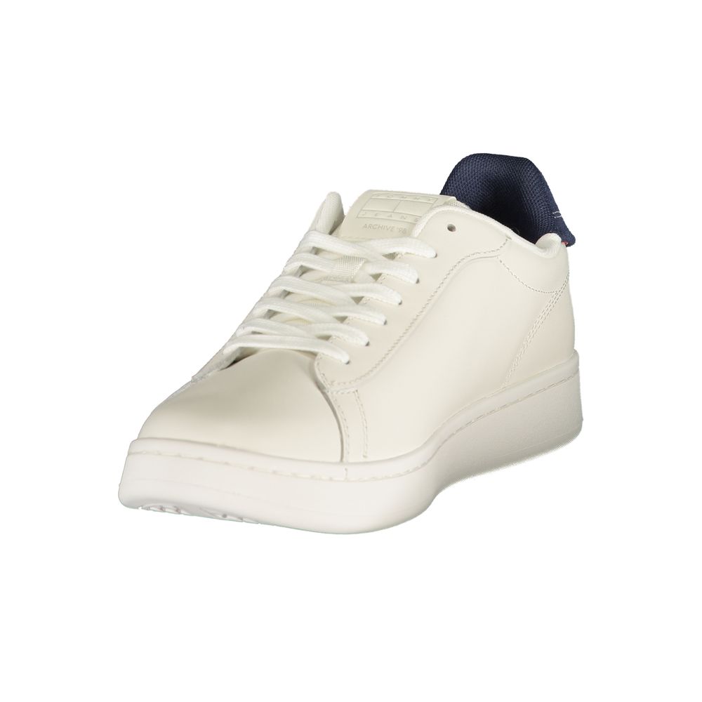 Tommy Hilfiger Men's Trainers in White Polyurethane