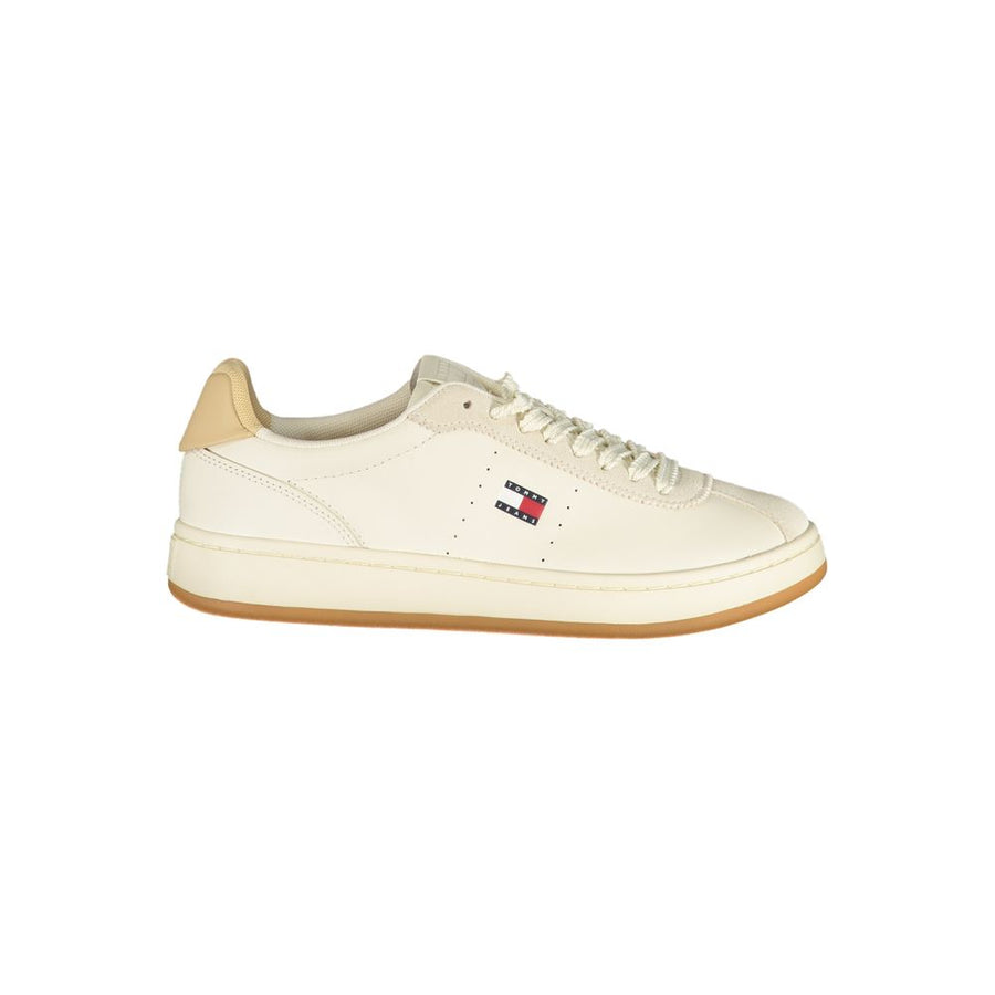 Tommy Hilfiger Women's Beige Polyurethane Trainers