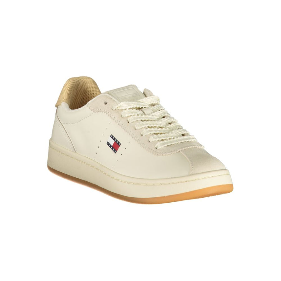 Tommy Hilfiger Women's Beige Polyurethane Trainers