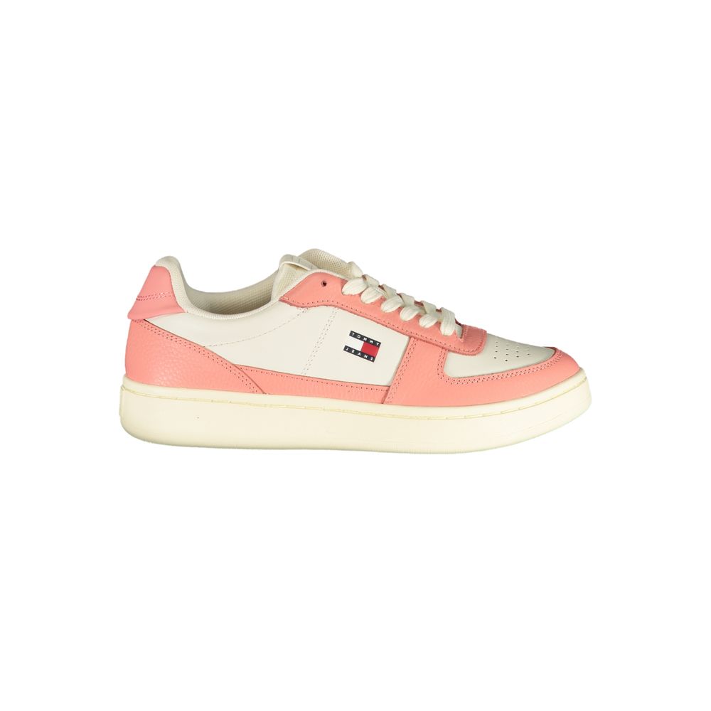 Tommy Hilfiger White Polyester Sneakers