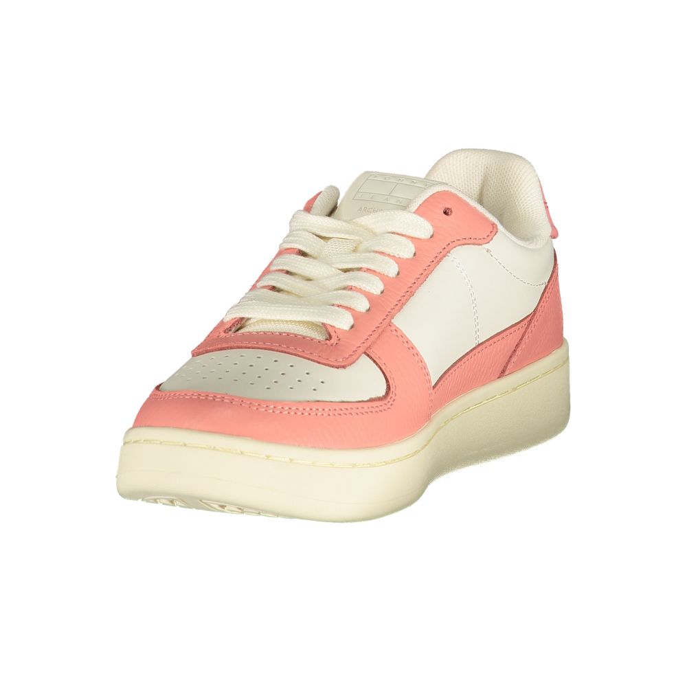 Tommy Hilfiger White Polyester Sneakers