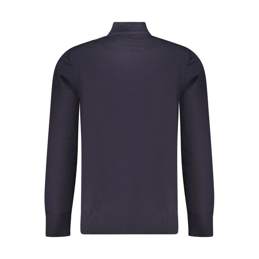 Coveri Moving Blauer Nylon-Pullover