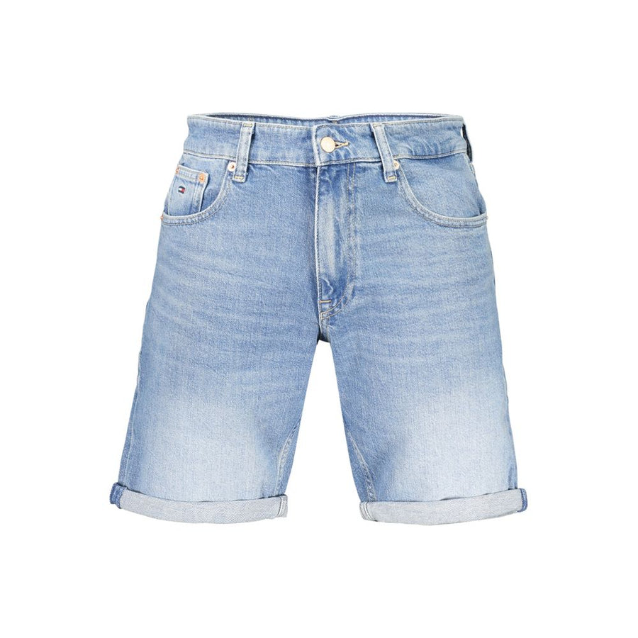Tommy Hilfiger Men's Azzurro Cotton Shorts