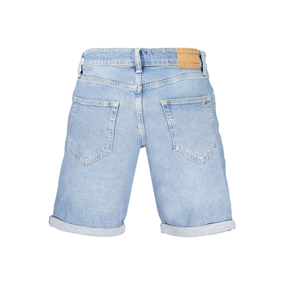 Tommy Hilfiger Men's Azzurro Cotton Shorts