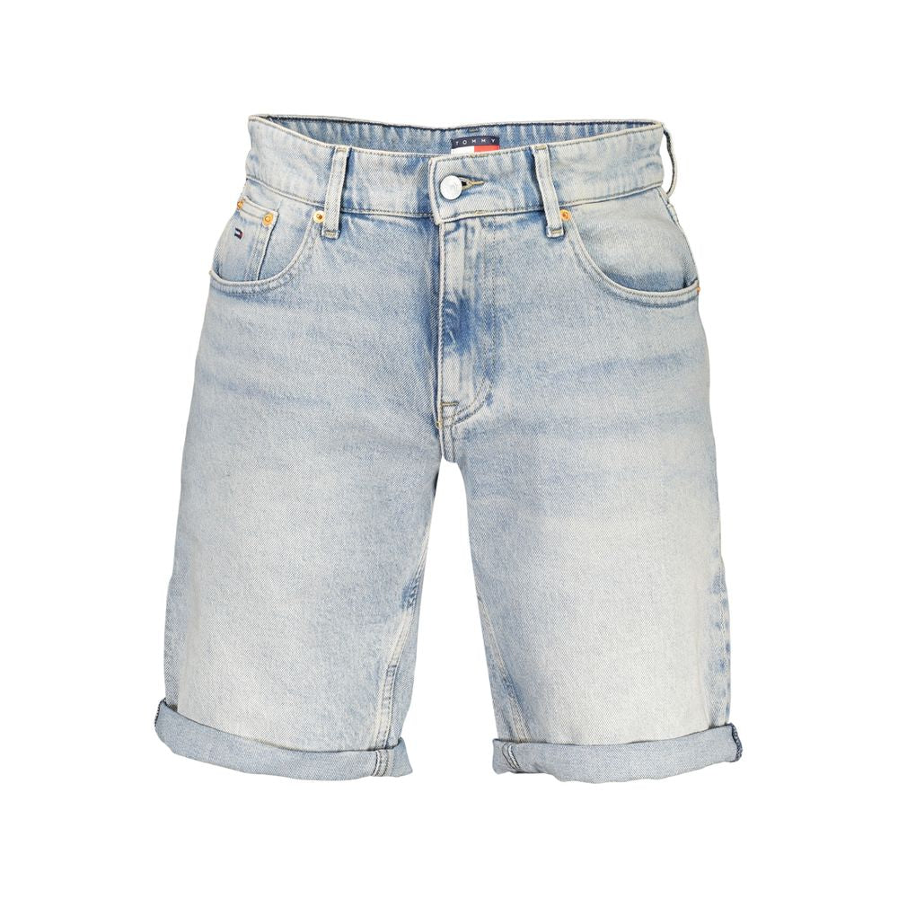 Tommy Hilfiger Men's Azzurro Cotton Shorts