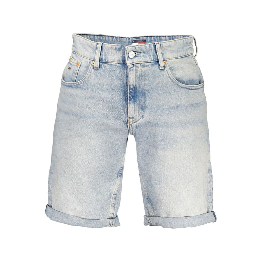 Tommy Hilfiger Men's Azzurro Cotton Shorts