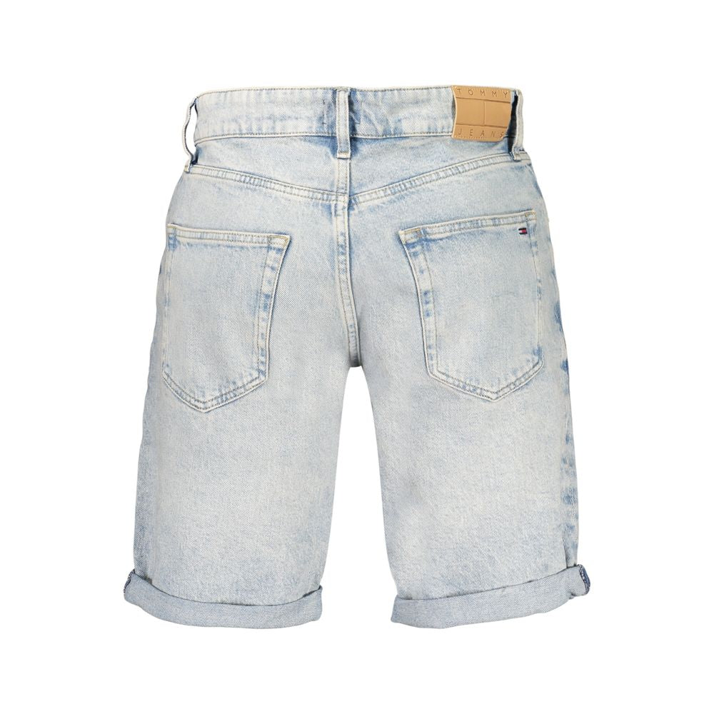 Tommy Hilfiger Men's Azzurro Cotton Shorts