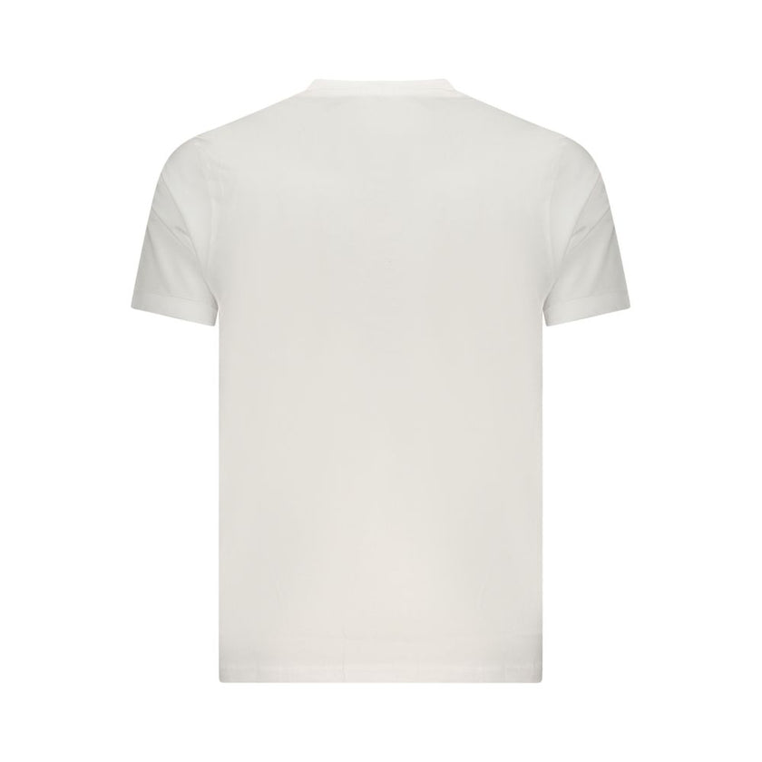 Coveri Moving Weißes Herren-T-Shirt aus Baumwolle