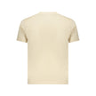 Coveri Moving Beigefarbenes T-Shirt aus Baumwolle