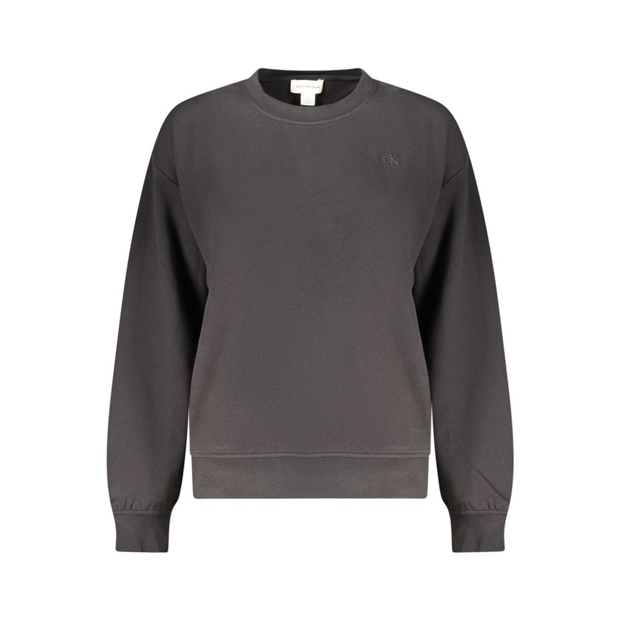 Calvin Klein Women's Black Cotton Sweatshirt