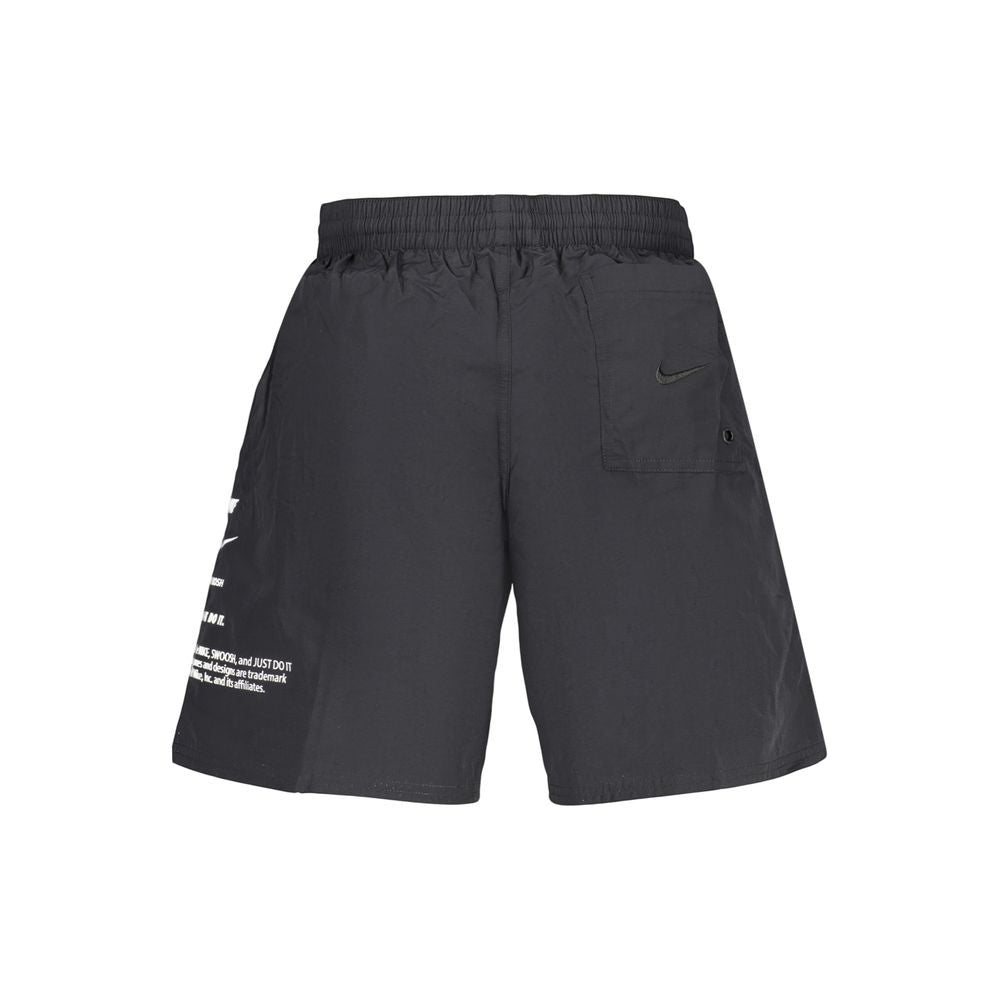 Nike Men's Black Polyester Swim Shorts