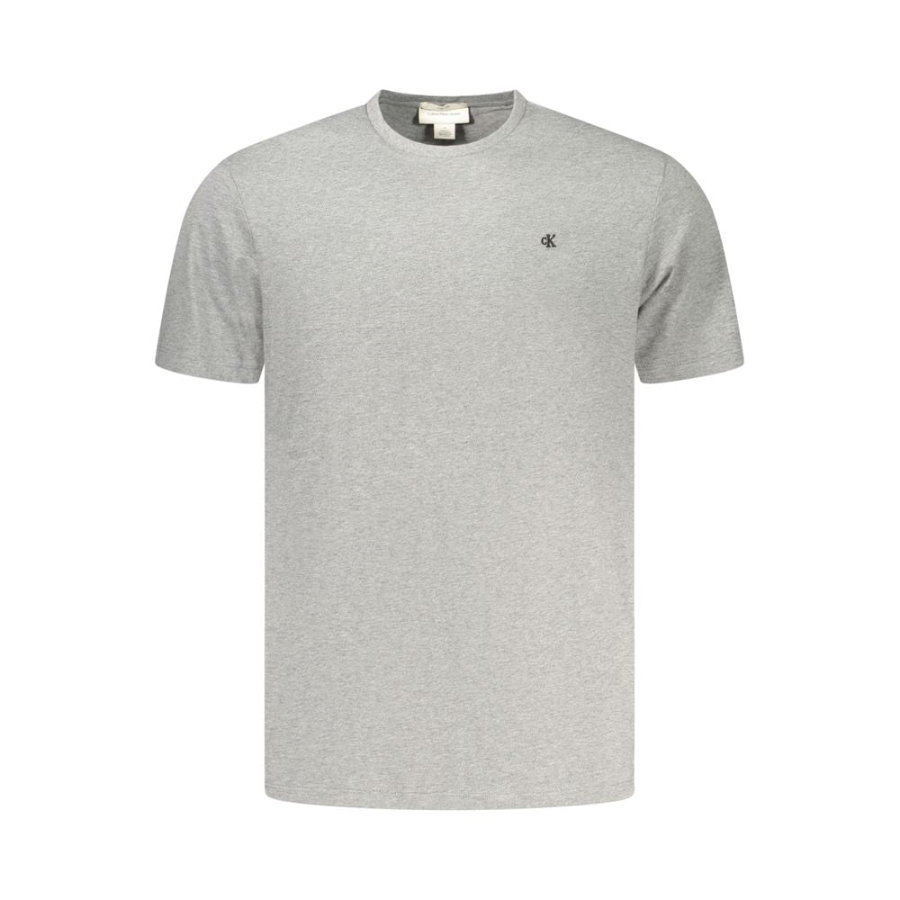 Calvin Klein Men's Grey Cotton T-Shirt