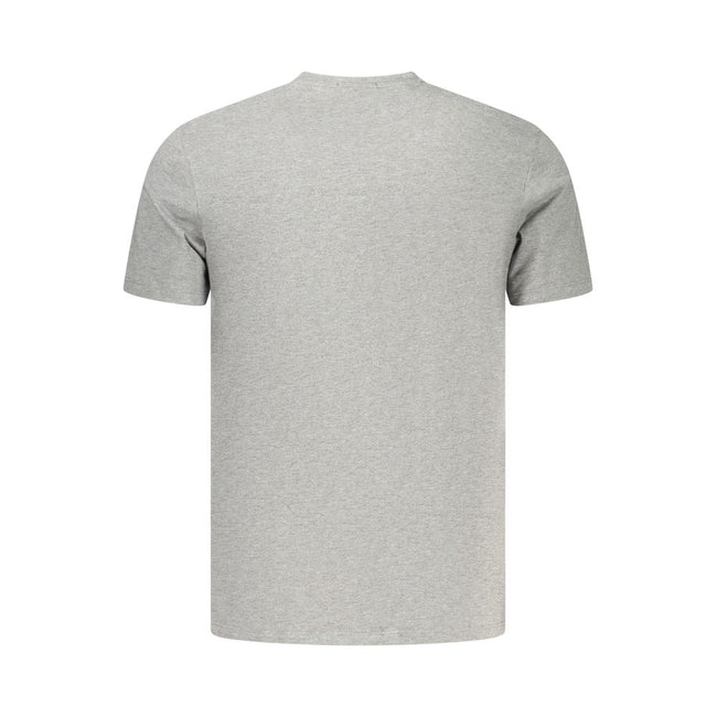 Calvin Klein Graues Baumwoll-T-Shirt für Herren