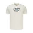 Calvin Klein Weißes Herren-T-Shirt aus Baumwolle