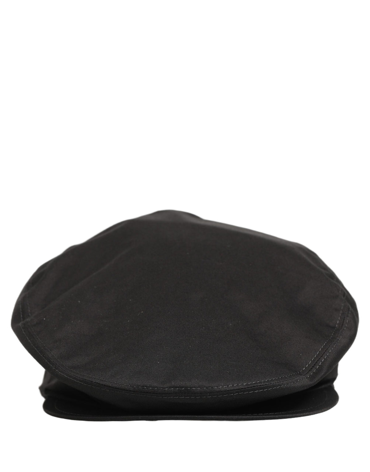 Dolce & Gabbana Men's Black Cotton Stretch Newsboy Cap Hat
