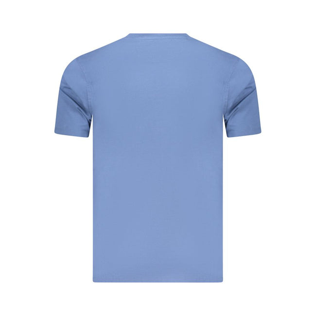 Marina Militare Blaues Baumwoll-T-Shirt für Herren
