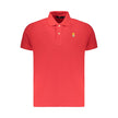 Marina Militare Rosso Baumwoll-Poloshirt für Herren