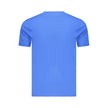 Marina Militare Blaues Baumwoll-T-Shirt für Herren